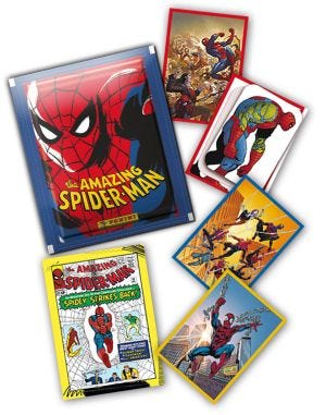 Spider-Man 60th anniversary - cartes manquantes