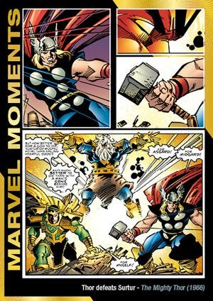Card Marvel Moments - Marvel Versus 10