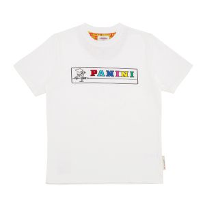 T-shirt Panini avec broderie ronde