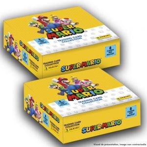 Super Mario Trading Card - 2 boîtes de 18 pochettes