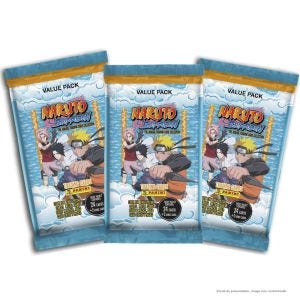  Naruto Shippuden - The Hokage Trading card collection - 3 pochettes Values Pack de 24 cartes + 2 cartes bonus