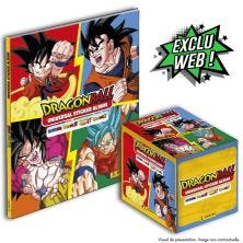 Dragon ball Z universal - Pack Exclu: album cartonné + Boîte de 36 pochettes de stickers