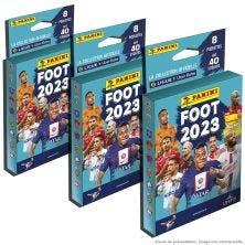 Foot 2023 - Lot de 3 Blisters de 8 pochettes