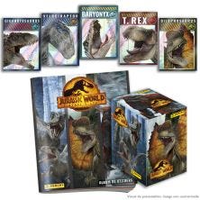 Jurassic World "Le Monde d'après" - Boîte de 50 pochettes + 1 album + 5 cartes Édition Limitée OFFERTES