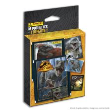 Jurassic World "Le Monde d'après" - Blister de 10 pochettes + 1 offerte