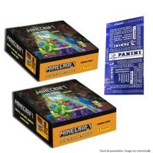 Minecraft TC - Crée, explore, survis - Lot 2 boîtes de 18 pochettes + 10 cartes Edition Limitée